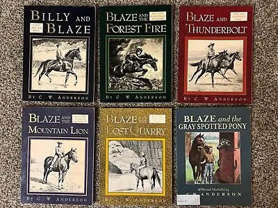 BILLY AND BLAZE LOT : Lost Quarry : Thunderbolt : C. W. Anderson : Horse • $42.95