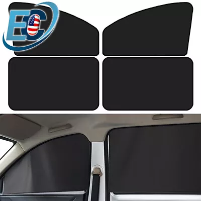 4 Pack Magnetic Car Window Sun Shade Cover Front Rear Shield UV Block Protection • $13.99