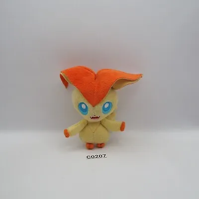 Victini C0207 Pokemon Banpresto 2011 Plush 5  NOTUSHTAG Mascot Toy Doll Japan • $9.42