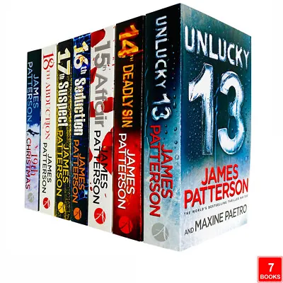 £21.98 • Buy Women’s Murder Club Series 7 Books 13-19 Collection Set By James Patterson Arrow