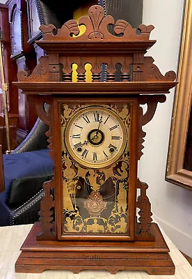 E.N. Welch “Falka” Antique Parlor/Kitchen/Mantel Clock With Alarm • $212