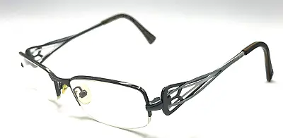 Koali Morel GG195 663K Gunmetal Rectangle Eyeglasses Frame 52-16 135 • $17.99