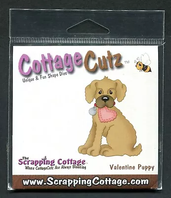 COTTAGE CUTZ Scrapping Cottage -   Valentine Puppy   CC4x4-166 • £5.50