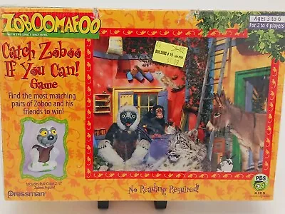 Zoboomafoo Catch Zoboo If You Can! Game Memory Card Game 2000 Pressman RARE NEW • $59.99