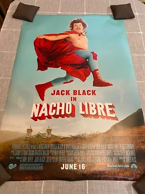 Nacho Libre Jack Black 40” By 27” 2006 Double Sided Movie Poster #36 • $7.99