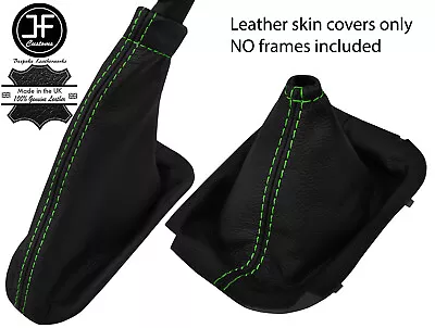 Green  Stitch Top Grain Leather Shift E Brake Boot Cover For Dodge Viper 92-98 • $142.31