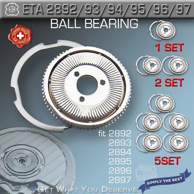 BALL BEARING FOR ROTOR Of MOVEMENT ETA 2892 2893 2894 2895 2896 2897 SWISS  • $32