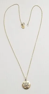 Rare Me & Ro 10K Gold Diamond Lotus Flower Pendant Necklace 16-1/2  • $549.99