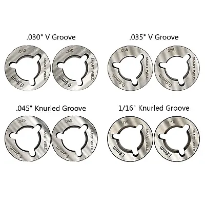 Drive Rolls Knurled V Groove Fit Miller MIG Welder Wire Feeder .030 .035 .045 • $19.99