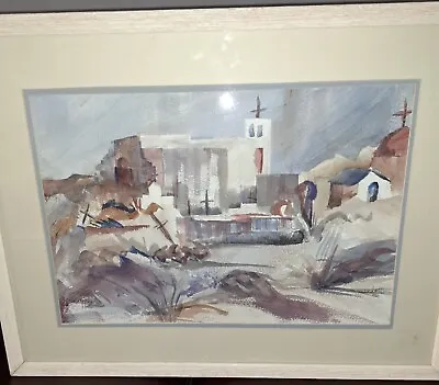 Vintage Rare Watercolor Painting Signed Judith Marshall 1990 • $99