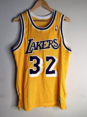 Magic Johnson Vintage 1980s MacGregor Sand Knit - 44 - XL Lakers Jersey • $8.50