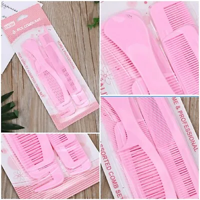 Hair Combs Set Hair Styling Comb Hairdressing Saloon Portable Assorted Type 6-1 • £2.98