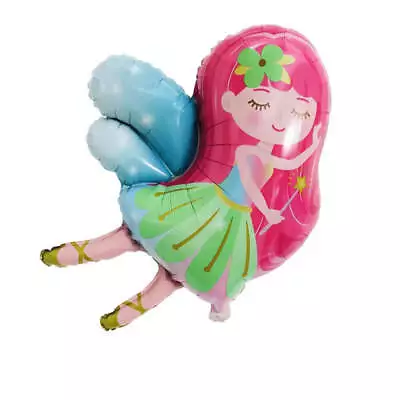 Fairy Shaped Mylar Balloon Large Fairy Balloon For Celebrations Decorations • $7