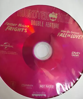 Monster High: Friday Night Frights / Why Do Ghouls Fall In Love? (DVD Disc Only) • $3.65