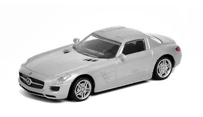 Mercedes-Benz SLS AMG Germany Luxury Car Model Diecast Toy Silver 1:43 Rastar • £10.99