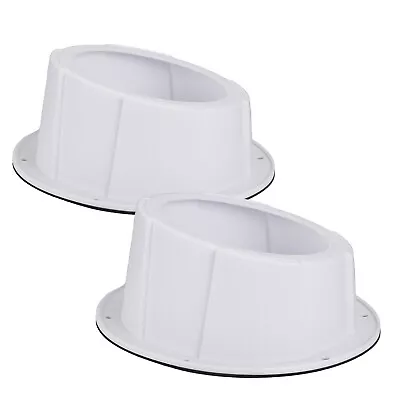 1 Pairs 6.5in White Speaker Pods Universal Angled Boxes Enclosures For UTV Car • $29.95