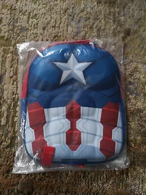 Marvel Captain America 3D EVA Backpack - NEW - Children's Kid's Back Pack Bag • £9.99