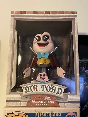  Disney Parks WonderGround 2020 Disneyland 65th Mr Toad Vinyl Figure • $40