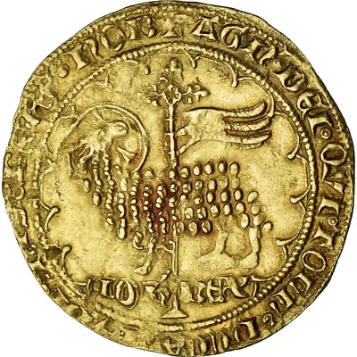 [#1155970] France Jean II Le Bon Mouton D'or 1350-1364 Gold AU(50-53) Dupl • $5921.85