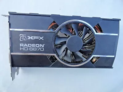 XFX AMD Radeon HD 6870 1GB Video Graphics Card HDMI 2xDVI 2xmDP HD-687A-ZHFC • $55