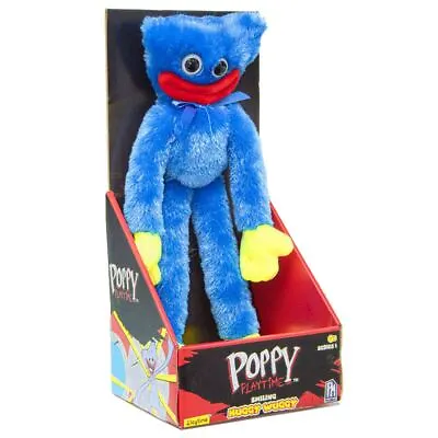 Poppy Playtime Smiling Huggy Wuggy Deluxe Plush 14  Series 1 PhatMojo MP7701 • £22.99