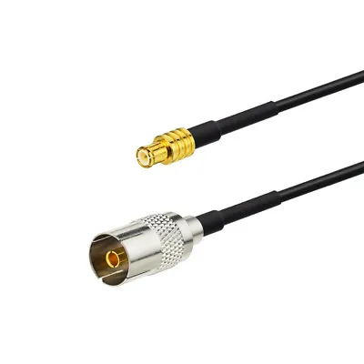 RF Coaxial To MCX TV Antenna Adaptor Cable DVB-T For ASUS 3000 Hybrid TV Tunner • $4.99