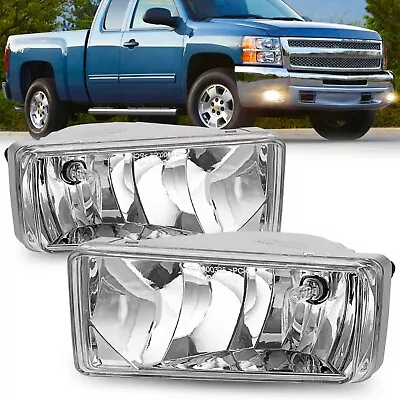 Fit For 2007-2013 Chevy Silverado Tahoe Bumper Fog Lights-Left And Right • $30.99