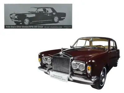 $151.95 • Buy 1968 Rolls Royce Silver Shadow Burgundy 1/18 Diecast Model Car By Paragon 98204