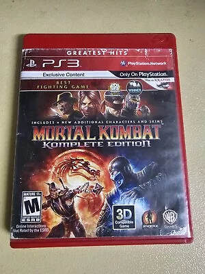 Mortal Kombat -- Komplete Edition (Sony PlayStation 3 2012) • $8.99