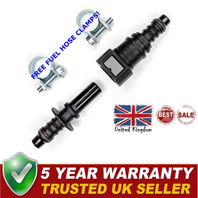Car Motorcycle Fuel Line Hose Pipe Quick Release Coupler Connector 8mm 10mm • £5.79
