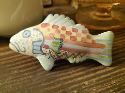 Mackenzie Childs Fish Drawer Left Pull Knob Hardware • $30