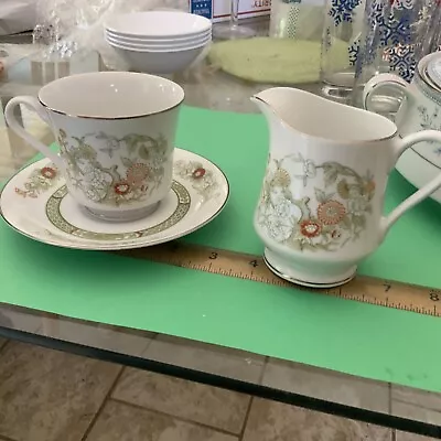 Mikasa Kabuki Creamer 1 Tea Cup And Saucer  • $4.99