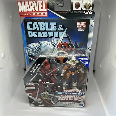 Marvel Universe Deadpool & Taskmaster Cable Greatest Battles Comic Figures Pack • $74.47