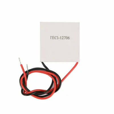 £6.99 • Buy TEC1-12706 Heatsink Thermoelectric Cooler Cooling Peltier Plate Module 12V 60W