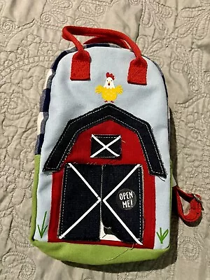 Mud Pie- Childs Backpack Lunch Bag Chicken Cow Barn Farm • $25