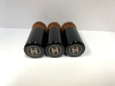 3x New CHANEL Les Beiges Water-Fresh Teint MINI Foundation Brush SAMPLE SIZE • $15
