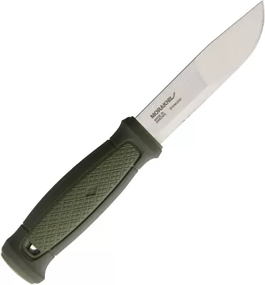 Mora Kansbol Green Basic Fixed Blade Knife W/ OD Green Sheath 01751 • $40.94