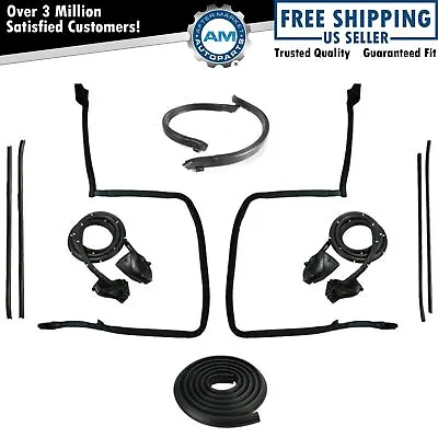 Full T-Top Weatherstrip Rubber Seal Standard Kit Set For 78-81 Camaro Firebird • $356.99