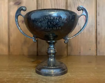 1970 Vintage Silver Plate Trophy Trophies Loving Cup Trophy • $34.83