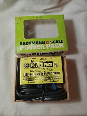 Bachman N Scale Hobby Power Pack Model No 6600 With Box (R78) • $18.99