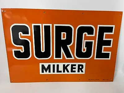 Vintage Advertising Sign Surge Milker New Old Store Stock • $195