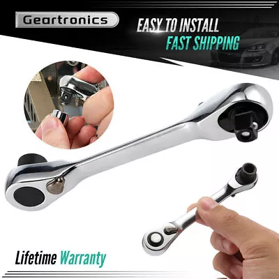 Mini 1/4  Ratchet Handle Wrench Rod Double Ended Socket Screwdriver Bit Tool HO* • $6.59