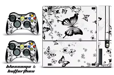 Skin Decal Wrap For Xbox 360 E Gaming Console & Controller Sticker Design BFLY W • $8.95