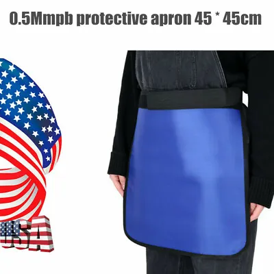 Lead Half Apron Radiation 0.5mmpb Medical Dental X-Ray Protective Square Cover • $38