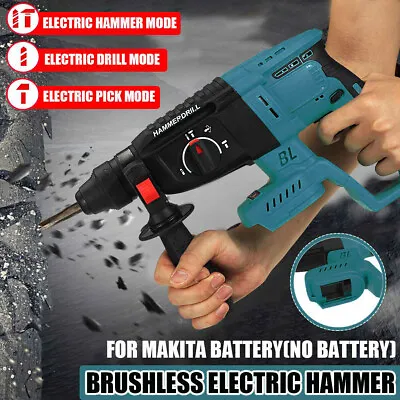 18V For Makita Brushless Hammer SDS+ Rotary Drill Body Only DHR242Z Cordless • £35.99