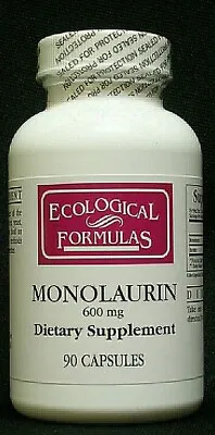 Ecological Formulas - Monolaurin 600 Mg 90 Capsules • $23.64