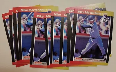 1989 Donruss #416 Mike Macfarlane Rookie Card RC Kansas City Royals • $2.50