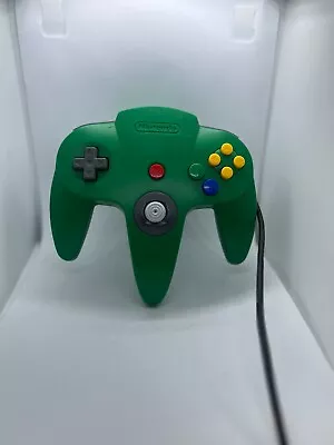 Nintendo 64 N64 Solid Green Controller 🎮 Original Genuine 6/10 Joystick • $20.50