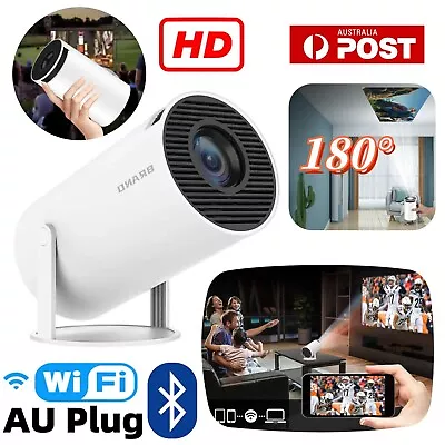 Portable Projector 4K HD Wifi Bluetooth Movie Mini Home Cinema Pocket Theater AU • $184.13