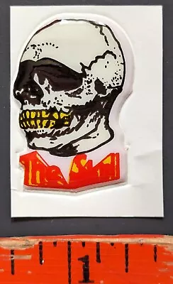 Vintage 1970s The Skull Monster Glow In Dark Puffy Sticker Card • $4.95